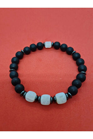 Sertifikalı Doğal Taş Küp Akik , Hematit , Oniks