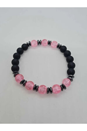 Sertifikalı Oniks Doğal Taş Bileklik Tasarım