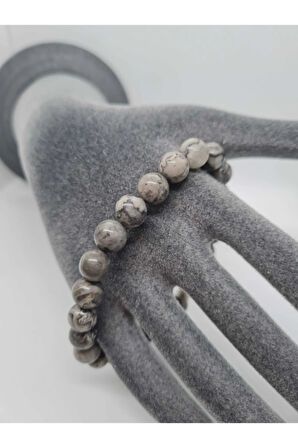 Sertifikalı Jasper Doğal Taş Bileklik