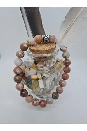 Sertifikalı Jasper Doğal Taş Bileklik