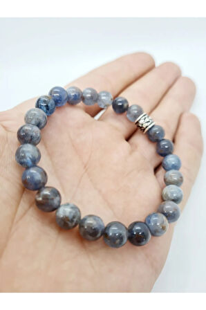 Sertifikalı Kyanit Doğal Taş Bileklik Aaa Kalite