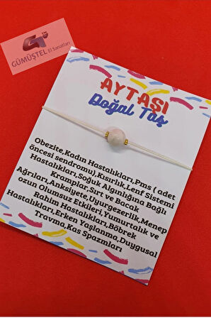 Sertifikalı Aytaşı Bileklik Orijinal Doğal Taş