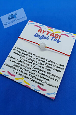 Sertifikalı Aytaşı Bileklik Orijinal Doğal Taş