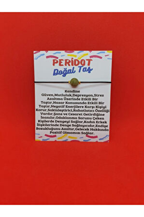 Sertifikalı Peridot Ayarlamalı Bağlama Sistemli Doğal Taş Bilekliksertifikalı
