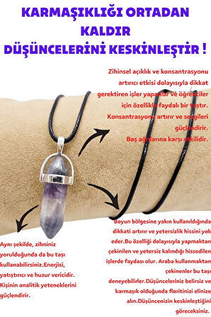 Sertifikalı Karmaşıklığı Ortadan Kaldır, Florit Taşı Point Pandül Kolye
