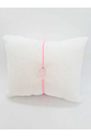 Sertifikalı Pembe Kuvars Doğal Taş Bileklik Aaa Kalite