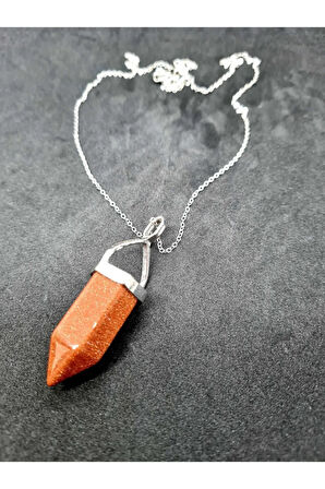 Sertifikalı Yıldız Doğal Taş Obelix Kolye