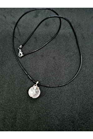 Ametrin Taşı Doğal Taş Kolye 14 Mm