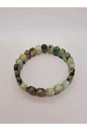 Sertifikalı Doğal Taş Kanada Yeşim Taşı Rolex Bileklik