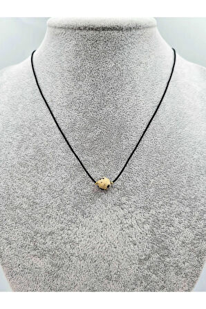 Sertifikalı Aslan Burcu Jasper Taşı Doğal Taş Kolye