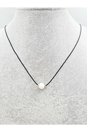 Sertifikalı Kova Burcu Aytaşı Doğal Taş Kolye