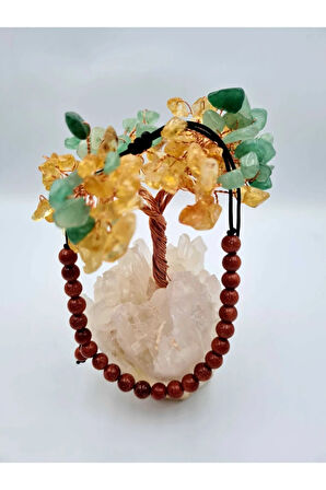 Sertifikalı Yıldız Doğal Taş Bileklik Ayarlamalı Kilit Sistemi Her Bileğe Uyumlu