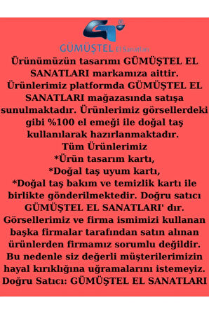 Sertifikalı Doğal Taş Sevgili Bilekliği 4 Yanım Sen