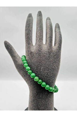 Sertifikalı Aventurin Doğal Taş Bileklik 6mm