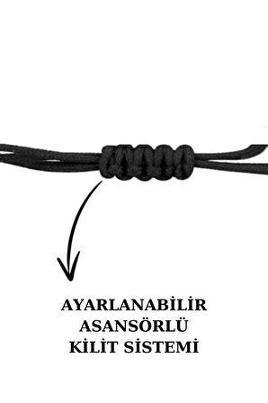 Sertifikalı Koç Burcu Akik Doğal Taşlı Ip Burç Bilekliği