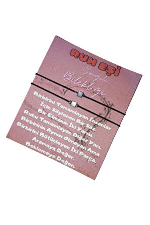 Sertifikalı Hematit Metalik Siyah Ipli Ruh Eşi Küp Hematit Taşı Sevgili Bilekliği