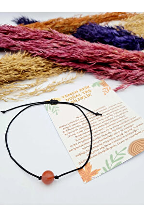 Sertifikalı Hakiki Yemen Akik Bileklik Asansörlü Kilit Sistemi Aaa Kalite