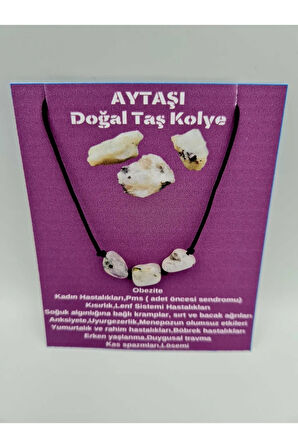 Sertifikalı Aytaşı (ZAYIFLAMA TAŞI) Kolye Orijinal Doğal Taş Sürpriz Hediyeli