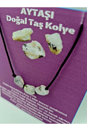 Sertifikalı Aytaşı (ZAYIFLAMA TAŞI) Kolye Orijinal Doğal Taş Sürpriz Hediyeli