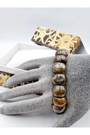Sertifikalı Labradorit Doğal Taş Rolex Bileklik Aaa Kalite