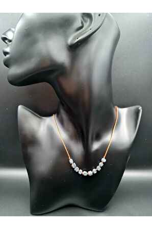 Sertifikalı Küp Akik Doğal Taş Kolye