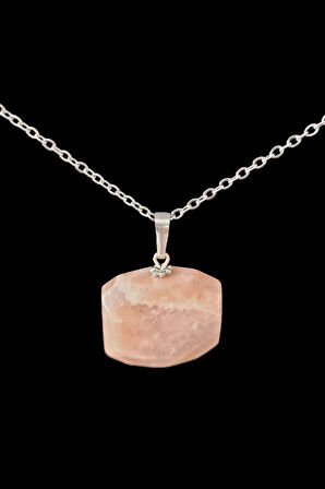 Sertifikalı Aytaşı Doğal Taş Kolye Aaa Kalite