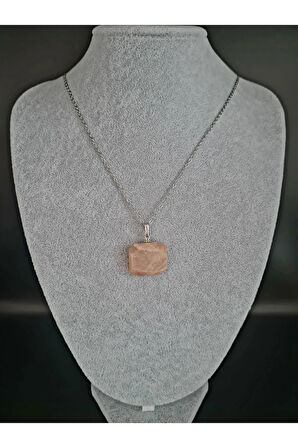 Sertifikalı Aytaşı Doğal Taş Kolye Aaa Kalite