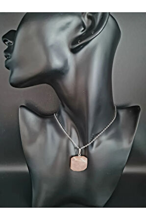 Sertifikalı Aytaşı Doğal Taş Kolye Aaa Kalite