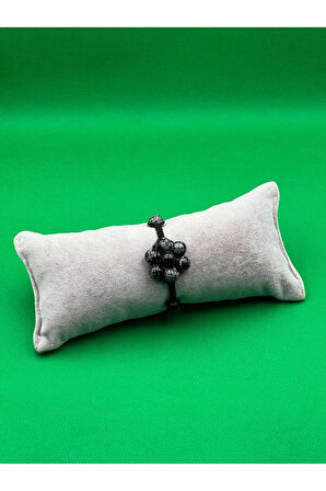 Sertifikalı Obsidyen Doğal Taş Bileklik Asansörlü Kilit Sistemi Aaa Kalite El Yapımı Bileklik 10mm