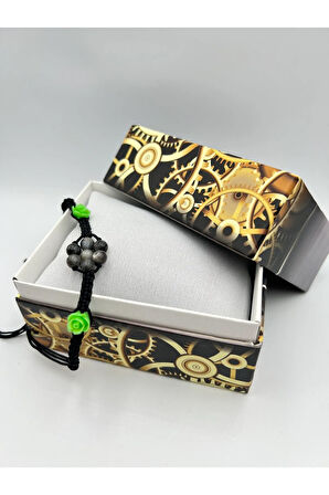 Sertifikalı Labradorit Doğal Taş El Yapımı Bileklik 6mm