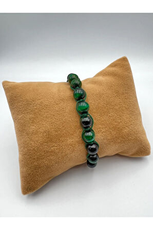 Sertifikalı Kaplan Gözü Doğal Taş Bileklik Aaa Kalite El Yapımı Özel Tasarım