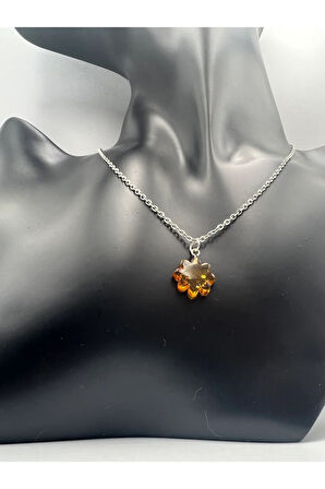 Sertifikalı Kehribar Kolye Aaa Kalite Minimal Sevenlere Özel