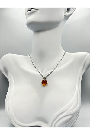 Sertifikalı Kehribar Kolye Aaa Kalite Minimal Sevenlere