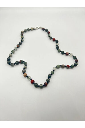 Sertifikalı Doğal Taş Kantaşı Taşı Kolye Aaa Kalite 6mm