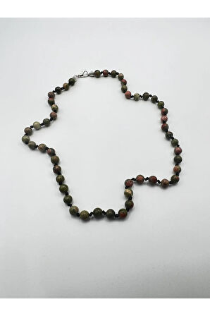 Sertifikalı Doğal Taş Taşı Kolye 6 Mm