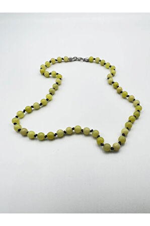 Sertifikalı Doğal Taş Peridot Taşı Kolye Aaa Kalite 6mm