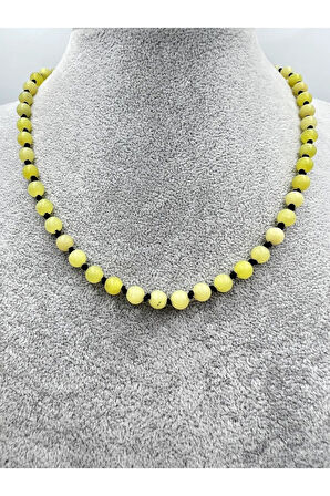 Sertifikalı Doğal Taş Peridot Taşı Kolye Aaa Kalite 6mm