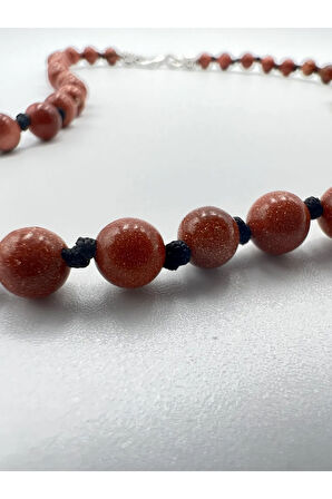 Sertifikalı Doğal Taş Yıldız Taşı Kolye Aaa Kalite 6mm