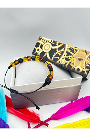 Sertifikalı Kehribar Bileklik Küp Kesim Aaa Kalite Asansörlü Kilit Sistemi