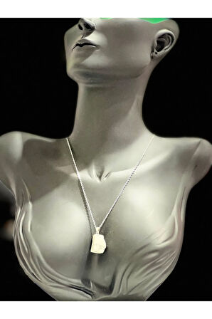 Sertifikalı Orijinal Işlenmemiş Doğal Taş Havlit Kolye Sürpriz