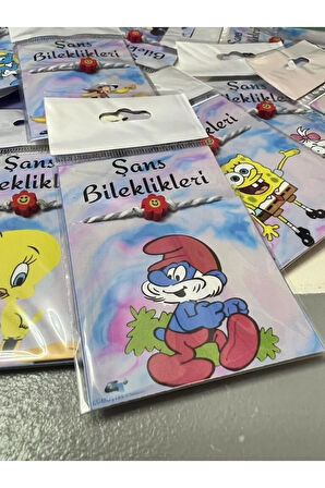 El Yapımı Fimo Karekterli Özel Kartlı Bileklik Sürpriz