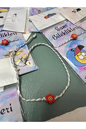 El Yapımı Fimo Karekterli Özel Kartlı Bileklik Sürpriz