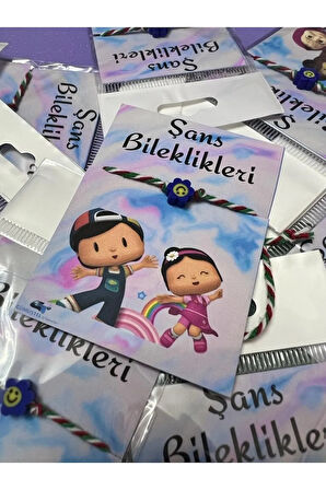 El Yapımı Fimo Karekterli Özel Kartlı Bileklik Sürpriz