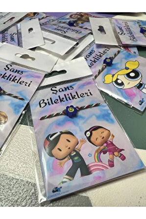 El Yapımı Fimo Karekterli Özel Kartlı Bileklik Sürpriz