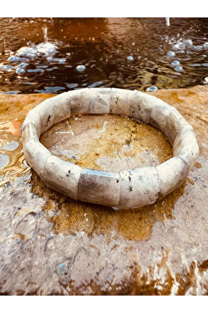 Sertifikalı Doğal Labradorit Taşı Özel Kesim Rolex Bileklik