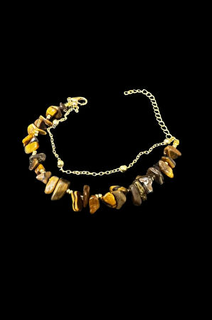 Sertifikalı Kaplan Gözü Doğal Taş Bileklik Özel Tasarım