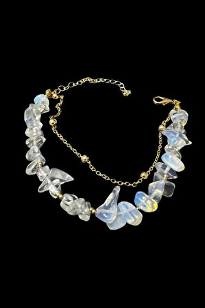 Sertifikalı Opal Doğal Taş Bileklik Özel Tasarım