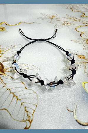 Sertifikalı Doğal Taş Opal Bileklik Özel Tasarım El Yapımı Asansör Kilit Sistemi