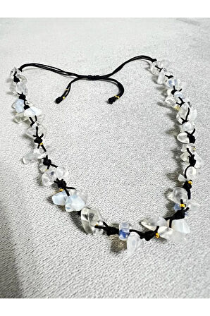 Sertifikalı Opal Doğal Taş Tasarım Kolye
