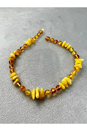 Sertifikalı Orijinal Kehribar Bebek Kolyesi AAA Kalite Sürpriz Hediyeli